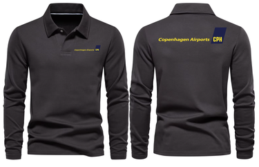 CPH AIRPORT LONG SLEEVE POLO